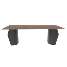 Zelan Series Modern Dining Table in Red Oak