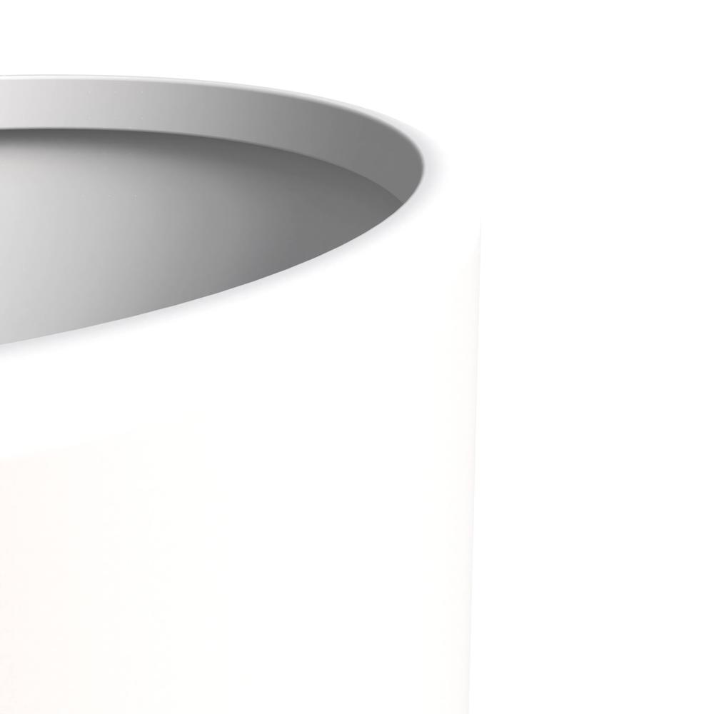 Tundra Series Poly Stone Planter Set in White