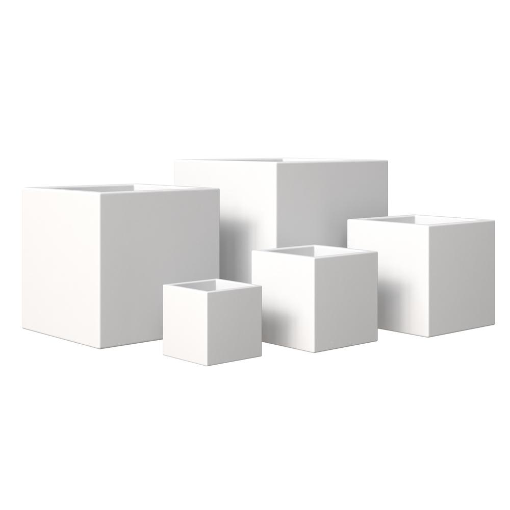 Fern Planter Set White
