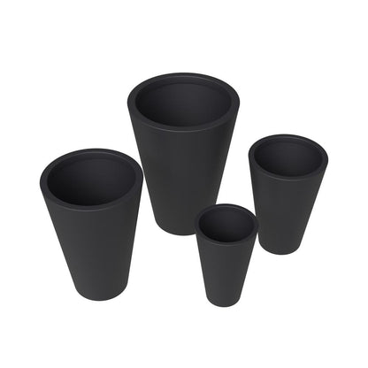 Pebble Planter Set Black
