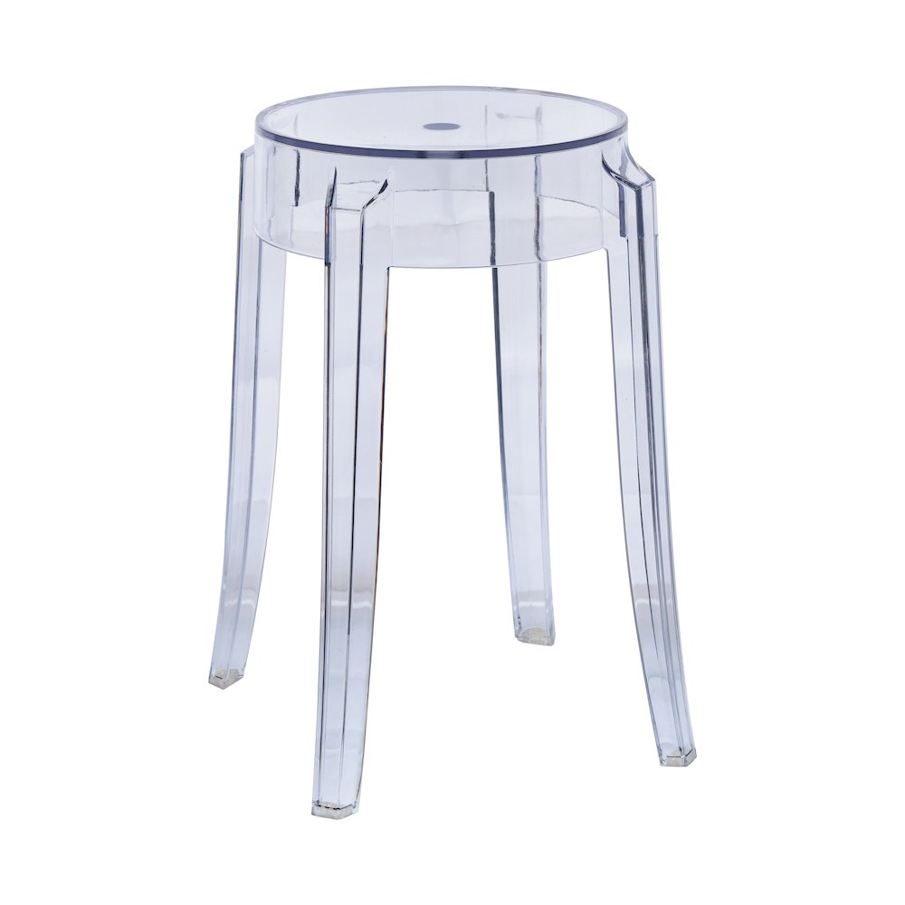 Averill Modern Plastic Dining Stool Set of 2