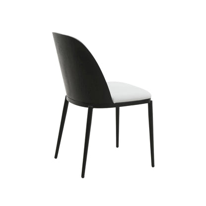 Zayle 7-Piece Dining Set with 55" Dining Table in Black/Platinum Blue