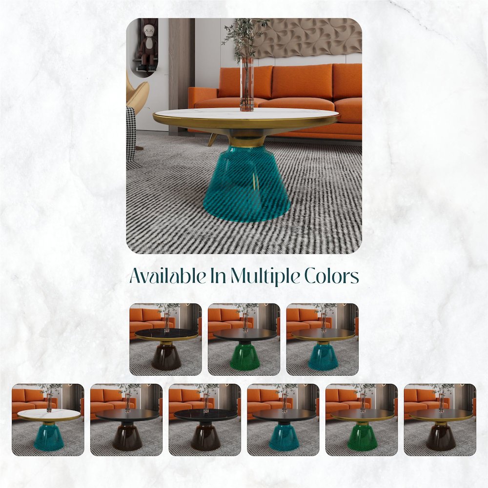 Tully Collection Glass Coffee Table