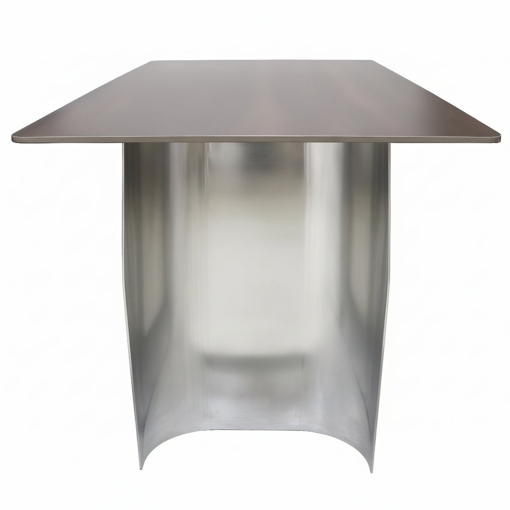 Zelan Series Modern Dining Table in Red Oak