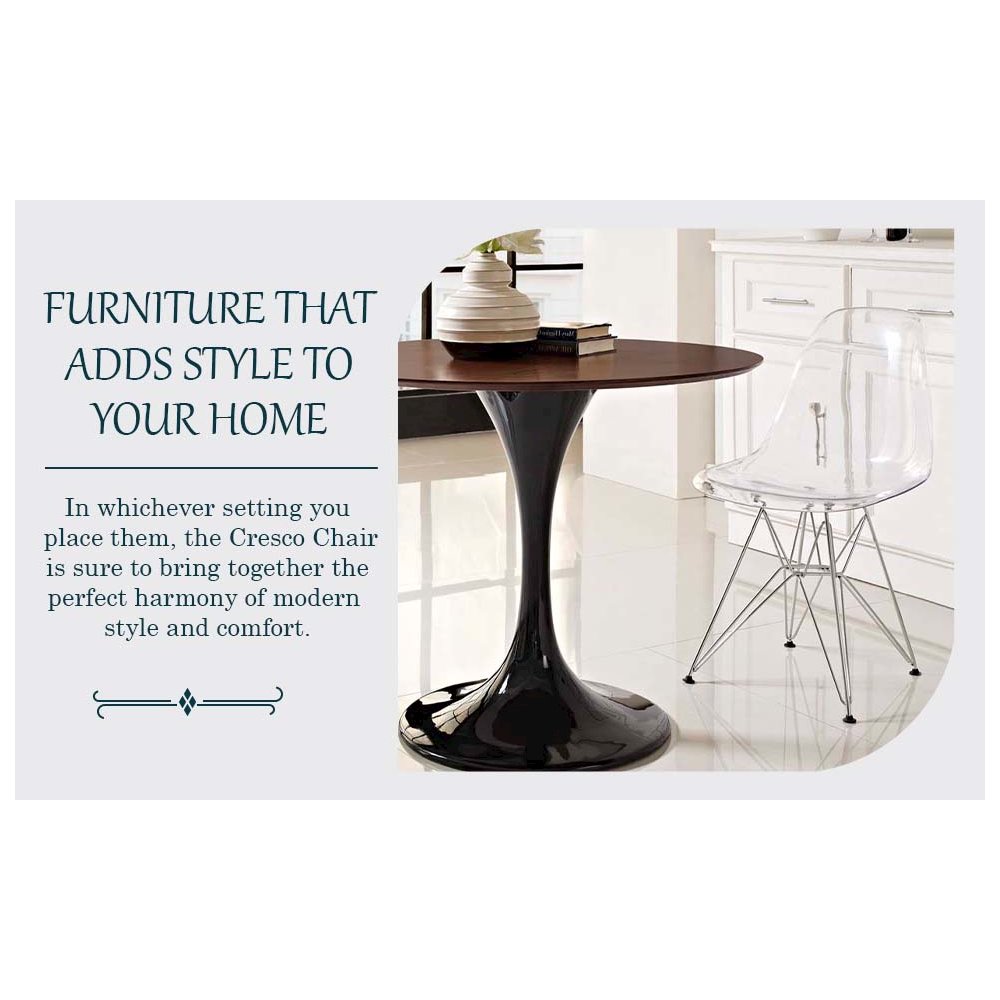 Cresco Molded Eiffel Side Chair