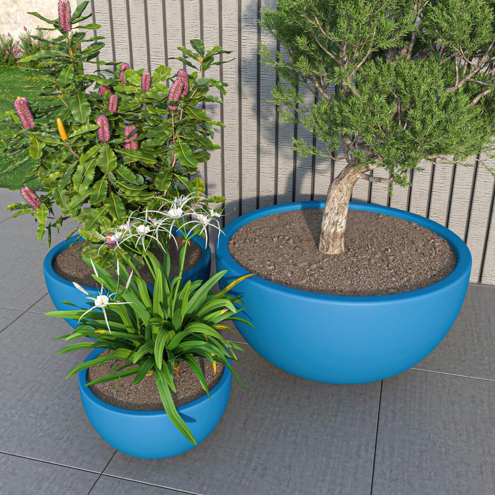 Iris Planter Set Blue