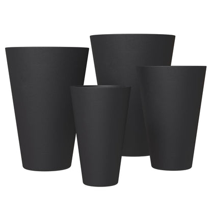 Pebble Planter Set Black