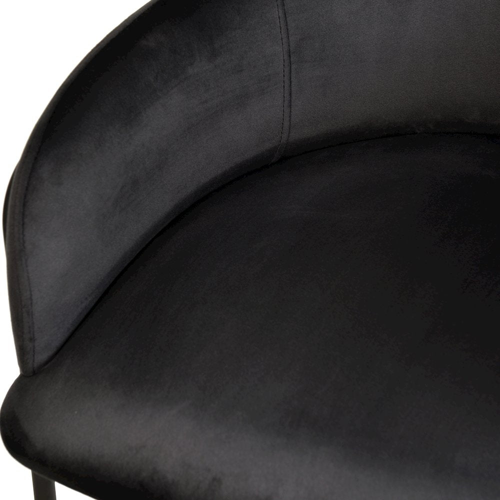 Axis Collection Modern Bar height Chair in Black