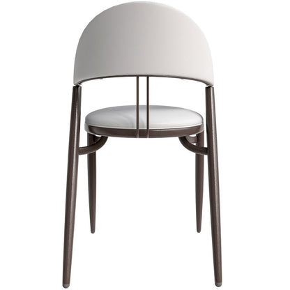 Venice Collection Modern Dining Chair In Black set of 2 in White