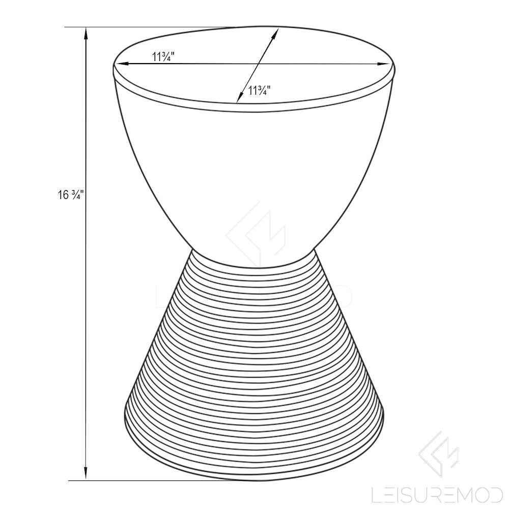 Modern Round  Boyd Side Table