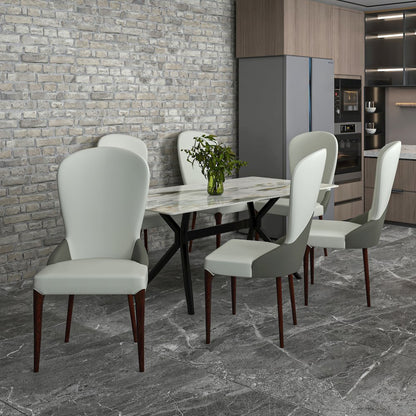 Havana Collection Modern Wooden Dining Chair in Toupe