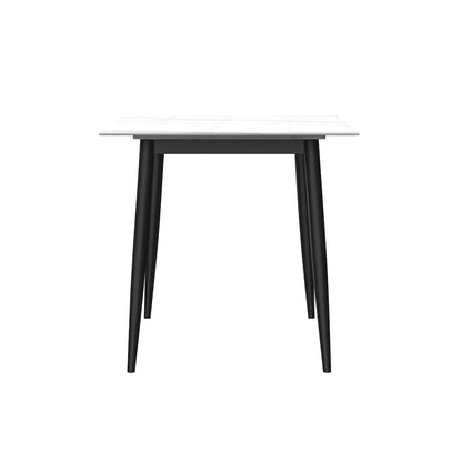 Zayle 7-Piece Dining Set with 55" Rectangular Dining Table in Grey