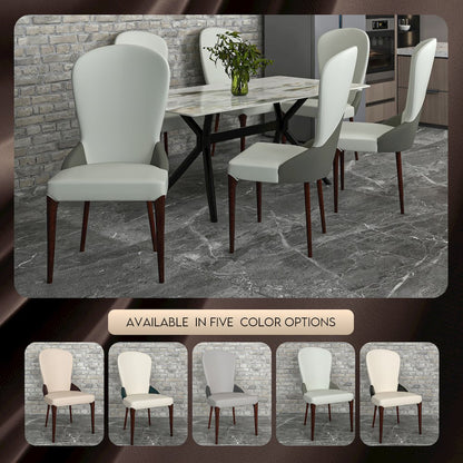 Havana Collection Modern Wooden Dining Chair in Toupe