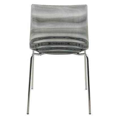 Astor Water Ripple Design Dining Chair Set of 4