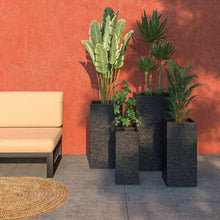 Basalt Planter Set Black