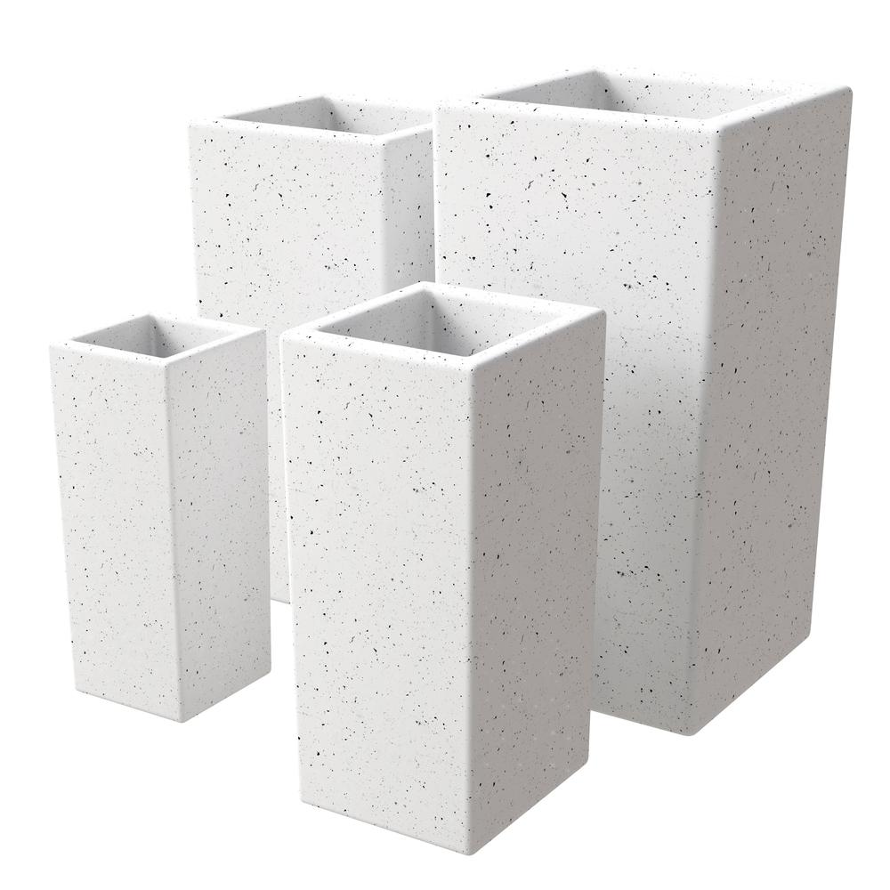 Terra Planter Set White