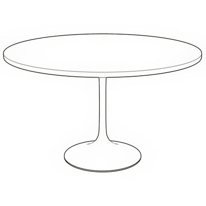 Verve Collection 48" Round Dining Table