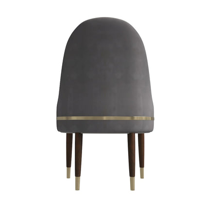 Elara Collection Wooden Dining Chair in Two-Tone Grey Set of 2