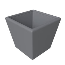 Blossom Series Poly Stone Planter in Dark Grey 19.7 Dia, 19 High