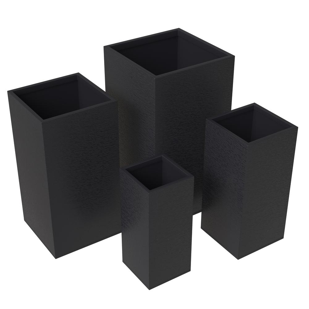 Basalt Planter Set Black
