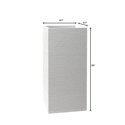 Basalt Planter Set White