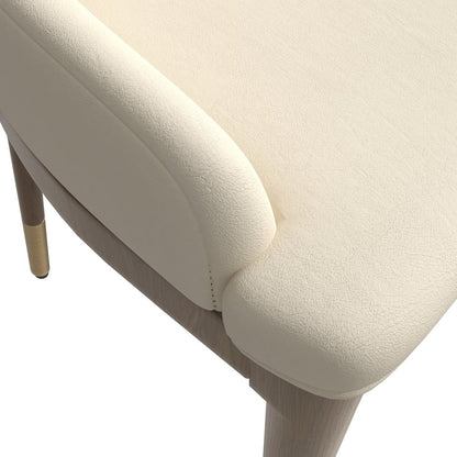 Viva Collection Modern Wooden Dining Chair in Light Toupe