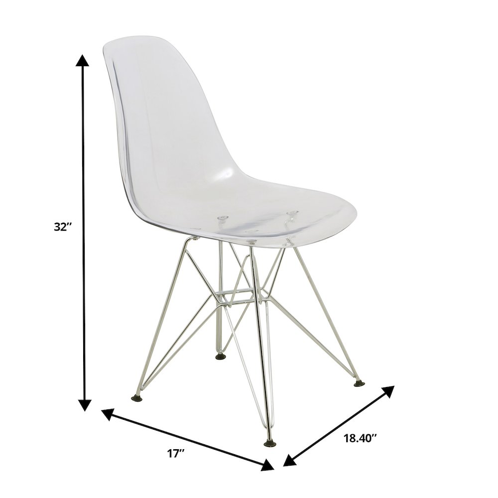 Cresco Molded Eiffel Side Chair