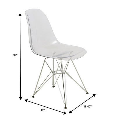 Cresco Molded Eiffel Side Chair