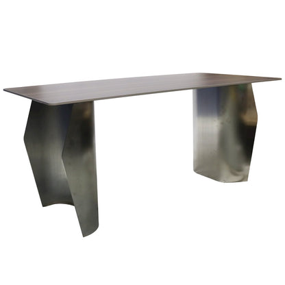 Zelan Series Modern Dining Table in Red Oak
