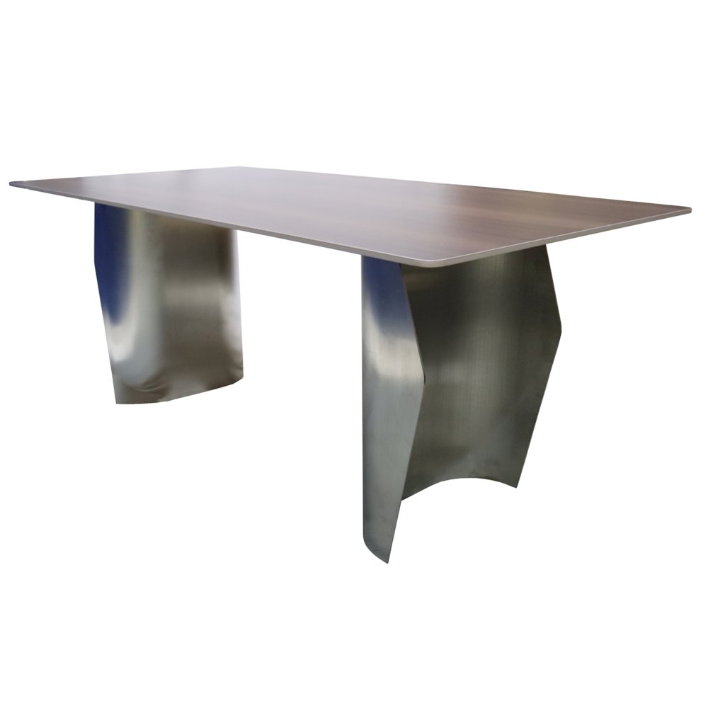 Zelan Series Modern Dining Table in Red Oak