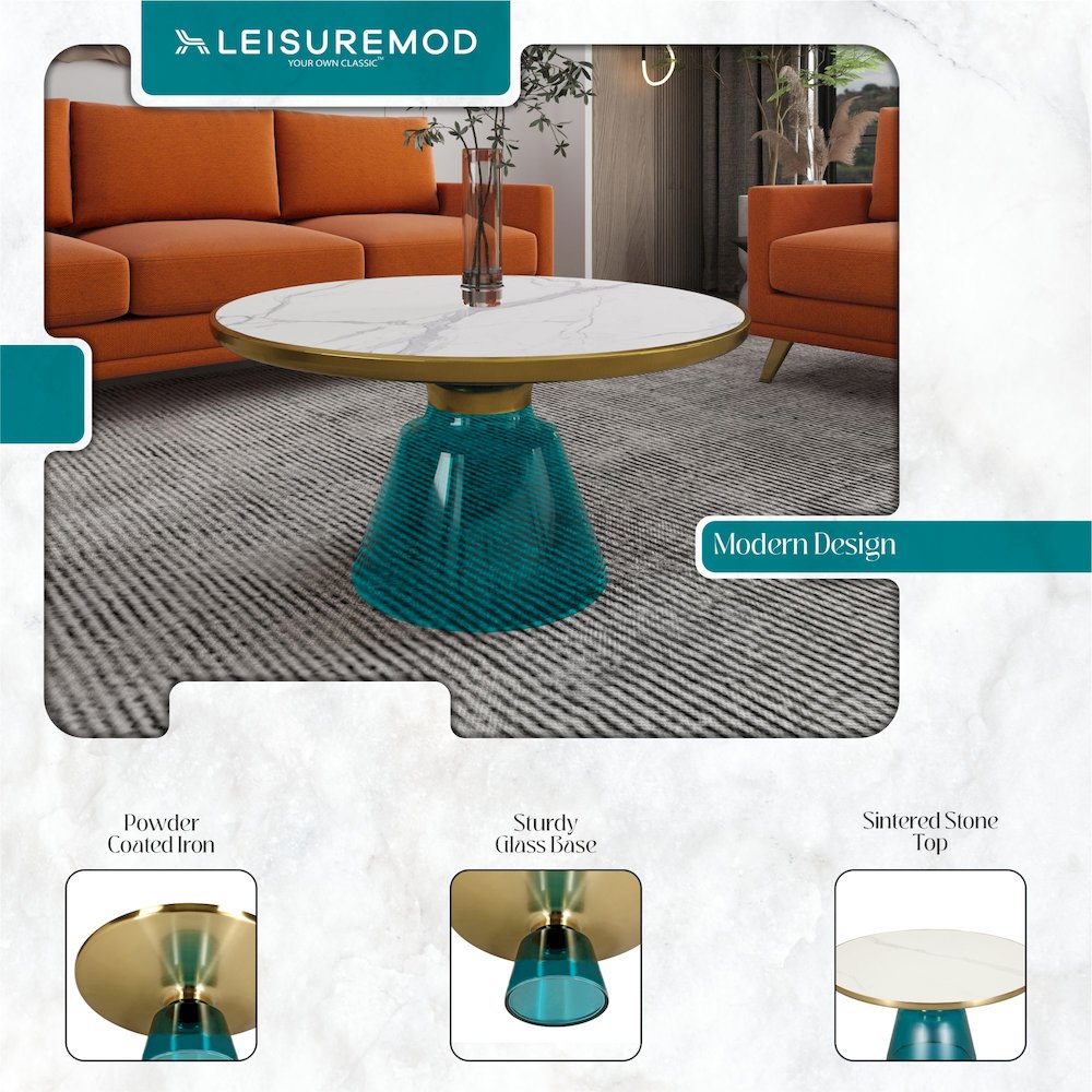 Tully Collection Glass Coffee Table