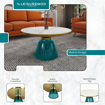 Tully Collection Glass Coffee Table