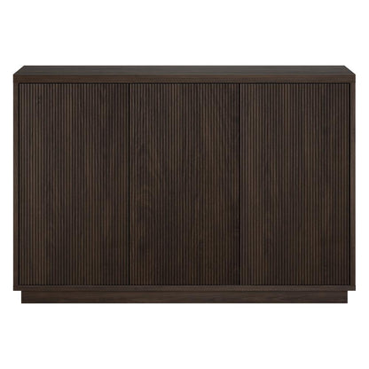Alston 48" Wide Rectangular Buffet Table in Alder Brown