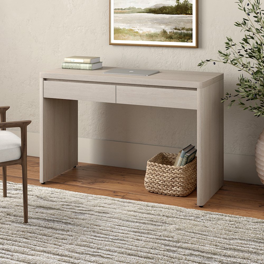 Ashcroft 48'' Wide Rectangular Desk in Alder White