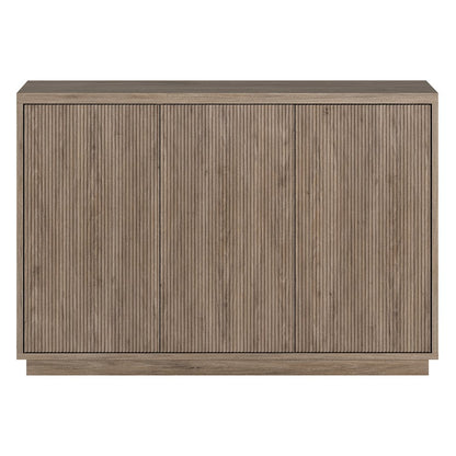 Alston 48" Wide Rectangular Buffet Table in Antiqued Gray Oak