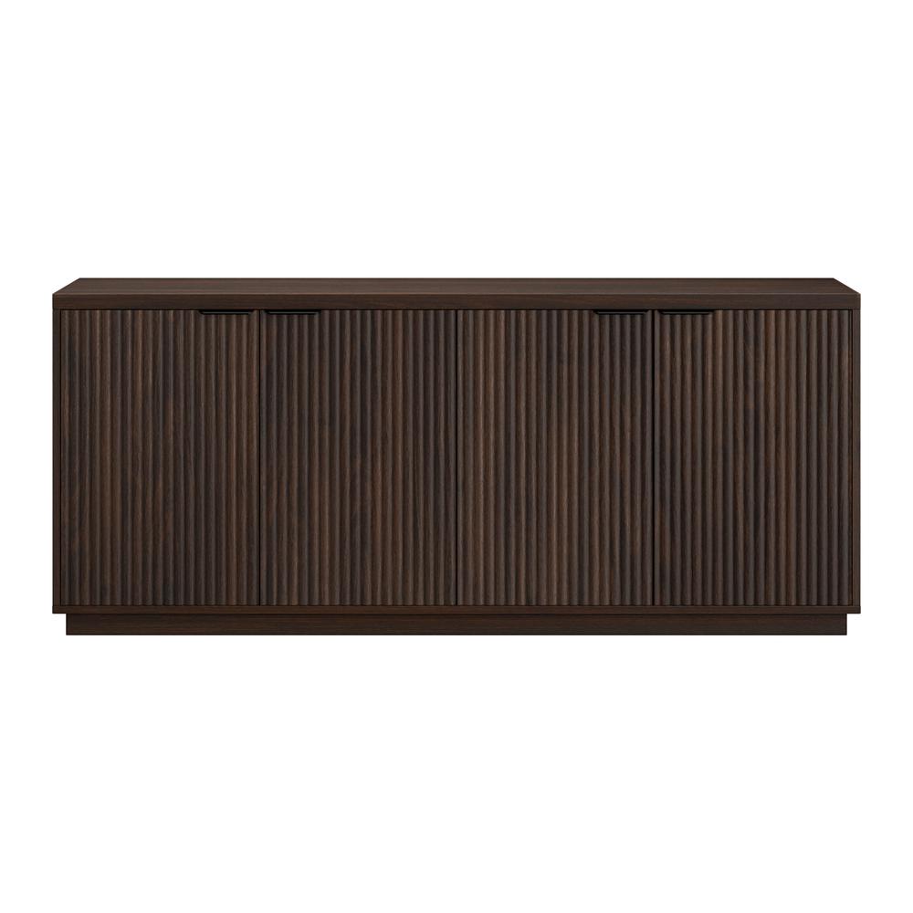 Mansfield 68" Wide Rectangular Buffet Table in Alder Brown