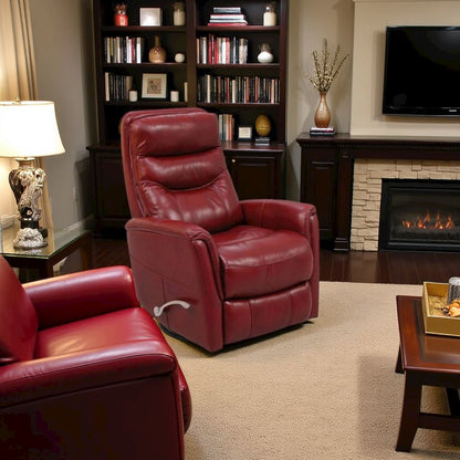 Rouge Recliner Nursery Glider Set – Elegant Boucle Chairs for Comfort