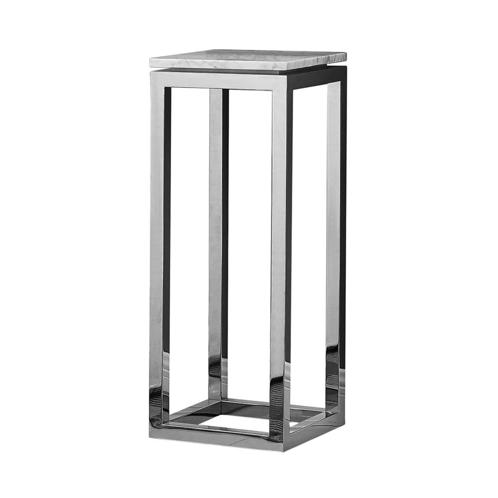 Stud Display Pedestal 38" Polished Stainless Steel