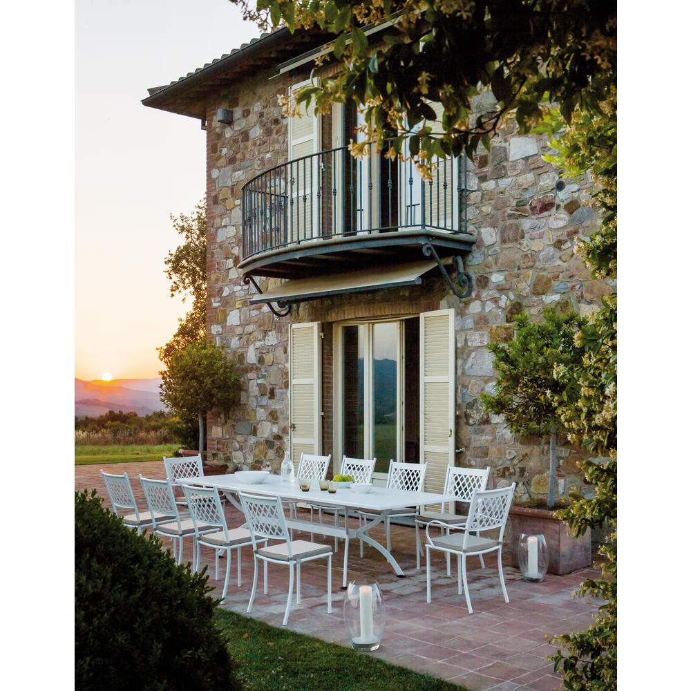 Valentino Extension Dining Table White
