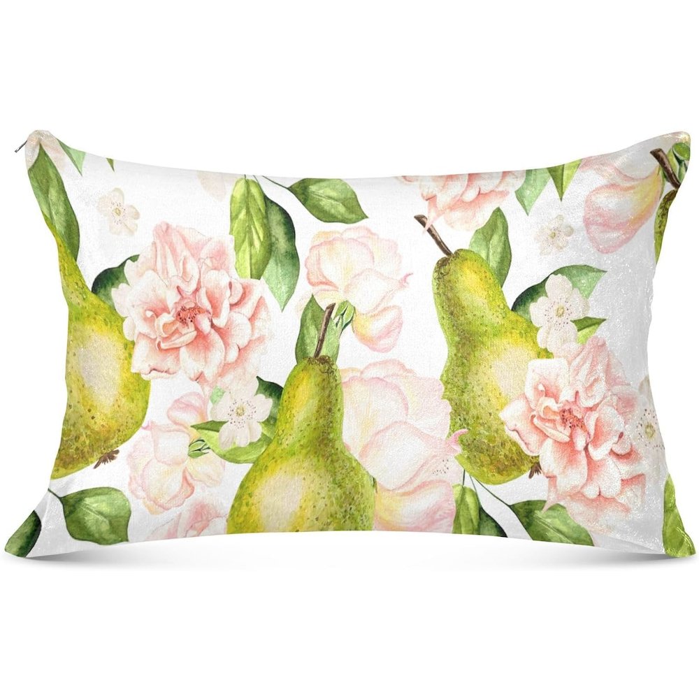 Hanging Pears Extra Large Zippered Pillow Cover Only (No Insert) 22x22