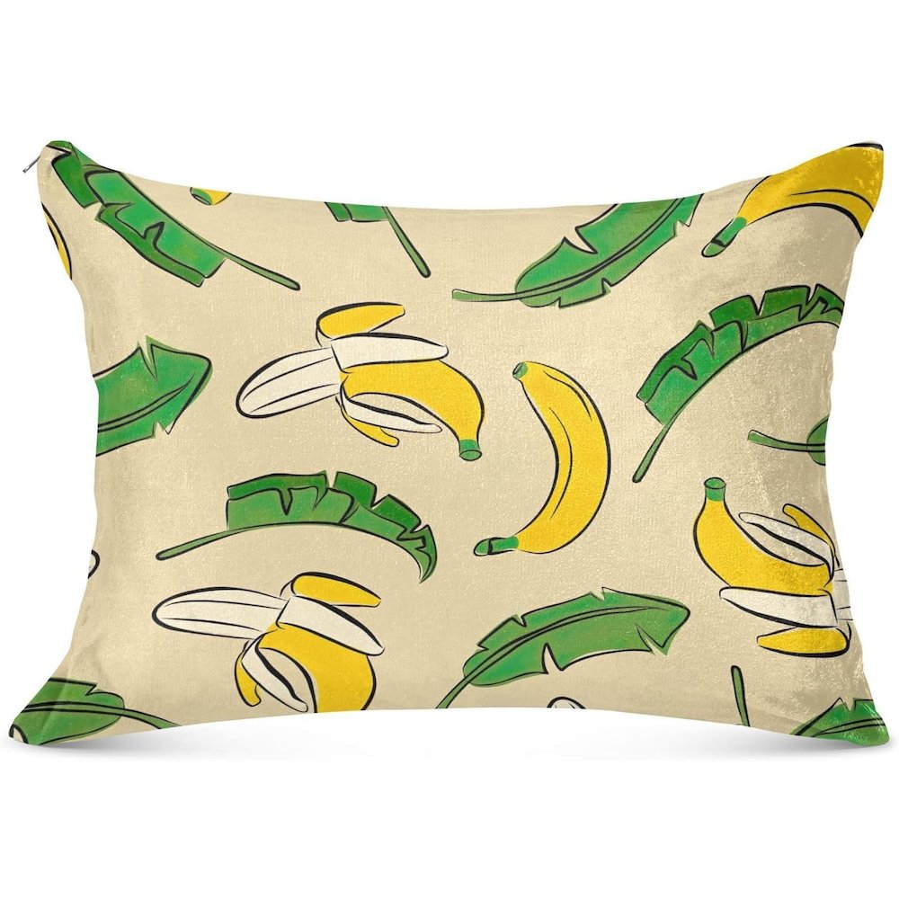 Bunch of Bananas Extra Large Zippered Pillow Cover Only (No Insert) 20x24