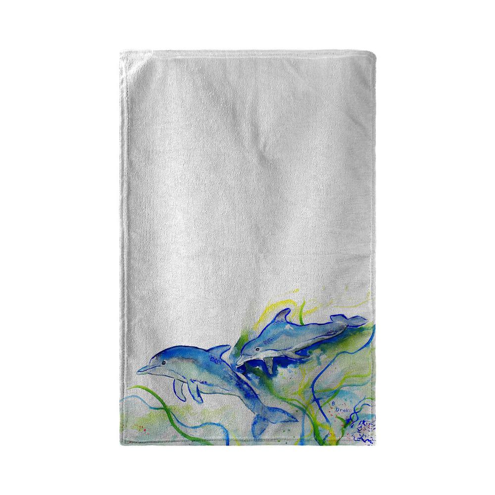 Betsy's Dolphins Beach Towel