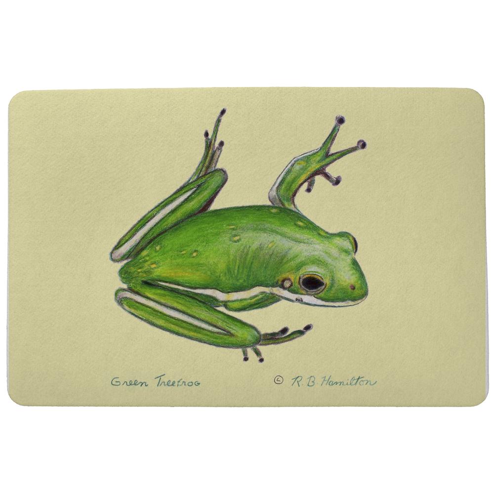 Green Tree Frog Door Mat 18x26