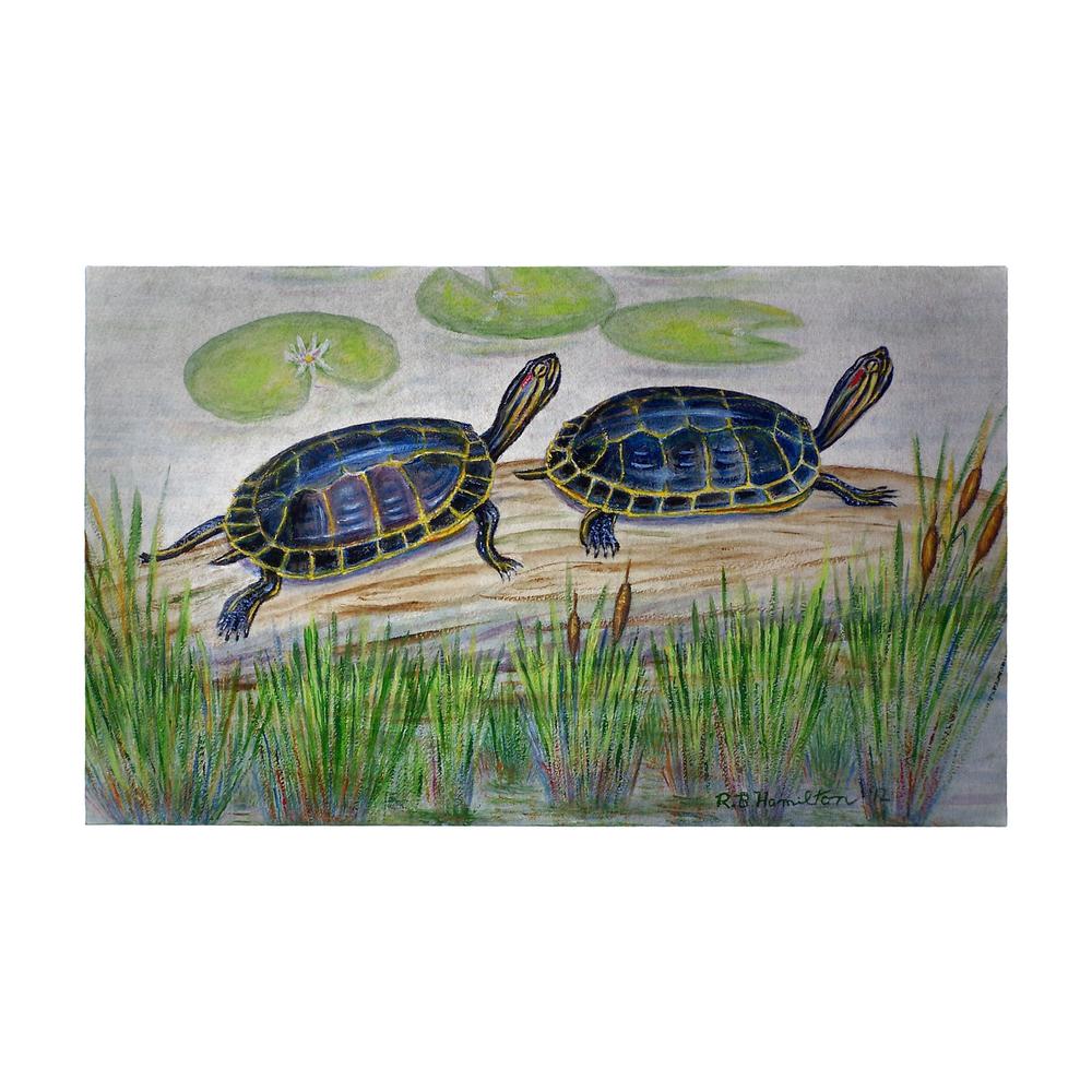 Two Turtles Door Mat 30x50