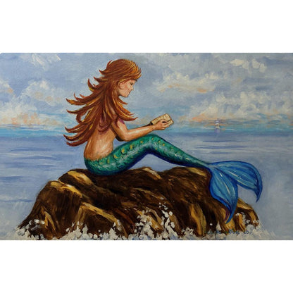 Mermaid's Handbook Door Mat 30x50
