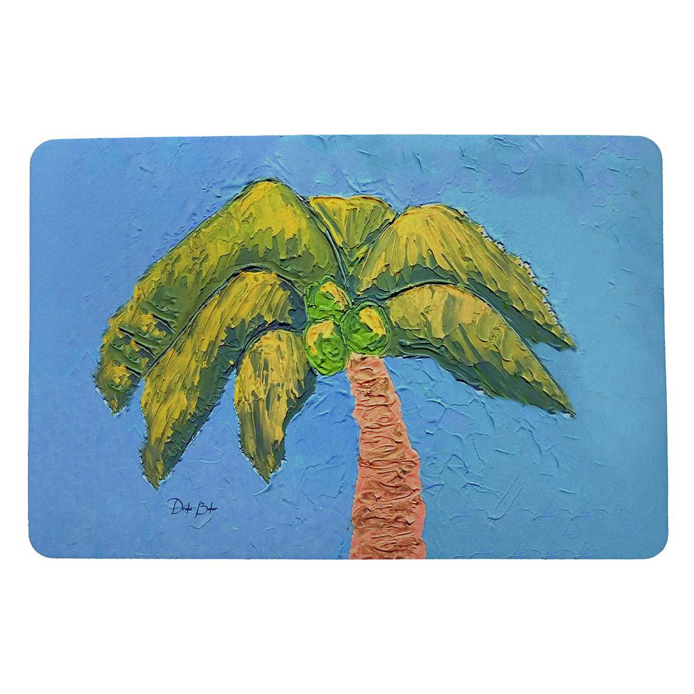 Drake's Palm Tree Door Mat 18x26