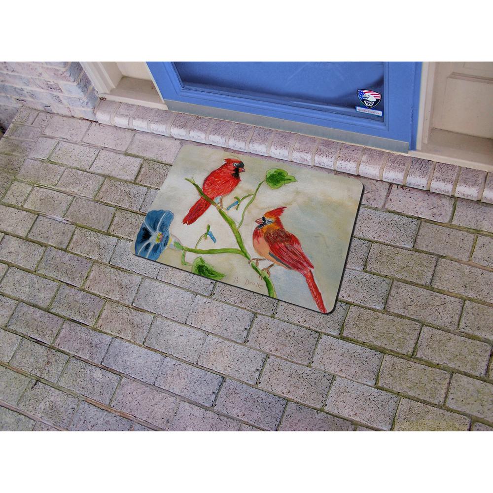 Betsy's Cardinals Door Mat 18x26