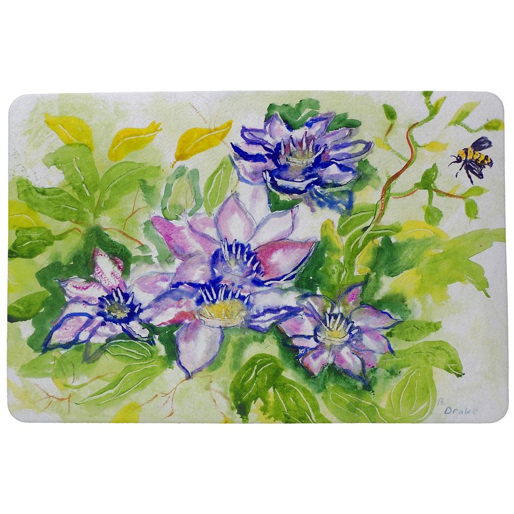 Clematis Door Mat 18x26
