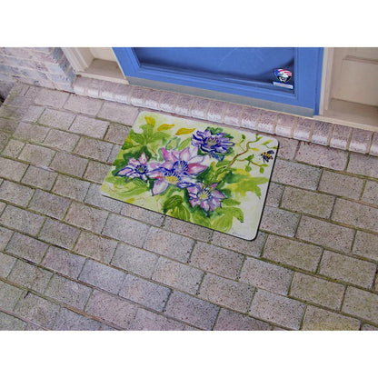 Clematis Door Mat 18x26