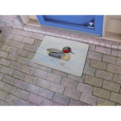 Green Wing Teal Door Mat 18x26